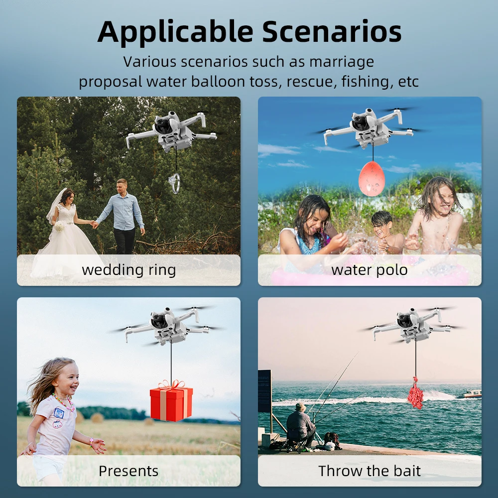BRDRC Airdrop System for DJI M - Dji Drone Mini 4 Pro recension och pris