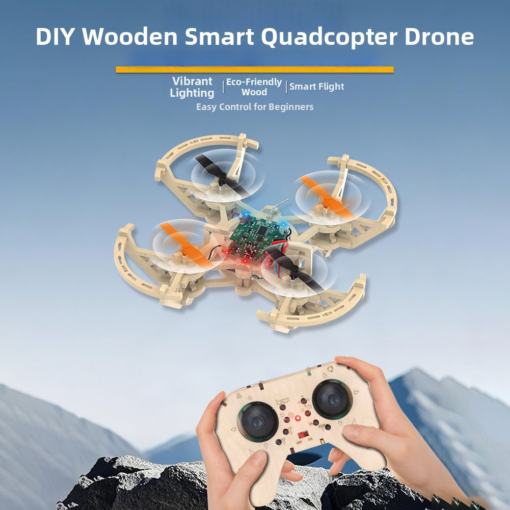 RC Wooden Drones Model Kit 3 S - Drone Kit Octocopter recension och pris